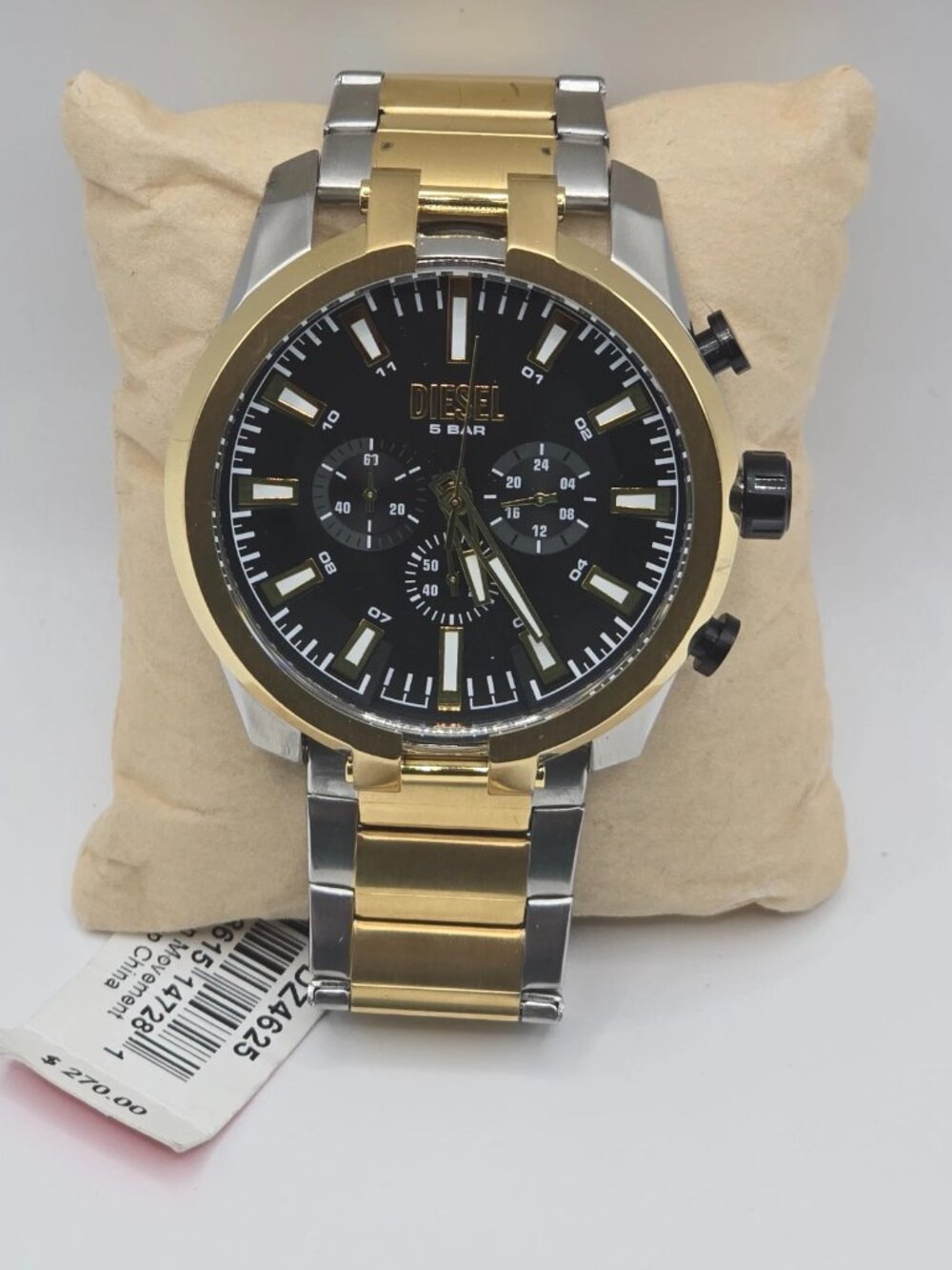 Diesel Split Men's Two-Tone Chronograph Watch DZ4625 51mm